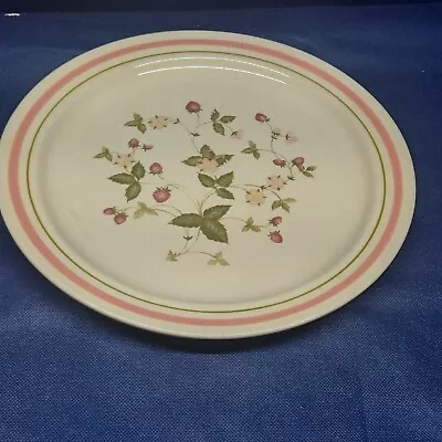 Vintage 1986 Newcor Stoneware  Strawberry Patch  Individual Dinner Plate EUC  • $12.99