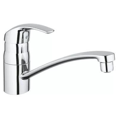£80 • Buy Grohe Eurosmart Chrome Kitchen Single-Lever Sink Mixer Tap Low Spout Sink Tap
