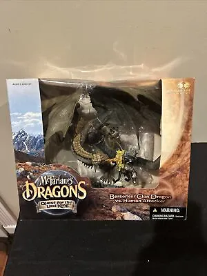 McFarlane's Dragons Berserker Clan Dragon Vs Human Attacker Deluxe Boxed Set New • $69.99