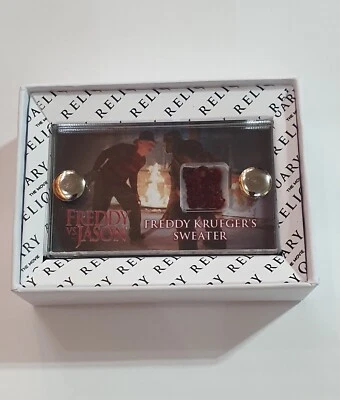 £49.99 • Buy Freddy Krueger Sweater Piece Mini Display Movie Prop Horror Collection Gift
