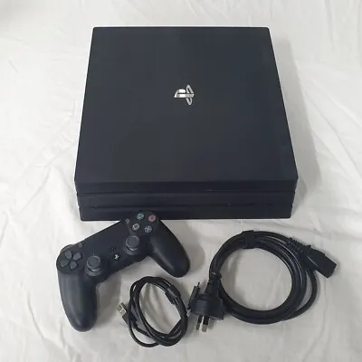 $310 • Buy Sony PlayStation 4 Pro 1TB Console - Jet Black - USED - No Monitor Great Conditi