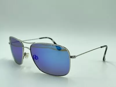 MAUI JIM WIKI WIKI MJ246-17 Silver/ Blue Hawaii POLARIZED AUTHENTIC Japan • $79