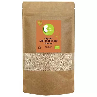 Organic Milk Thistle Seed Powder - By Busy Beans Organic (100g) • £8.90