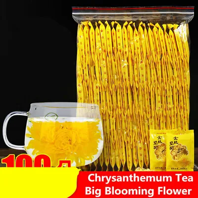 $8.50 • Buy Organic Yellow Chrysanthemum Tea Big Blooming Flower Dry Herbal Health Herbs Tea