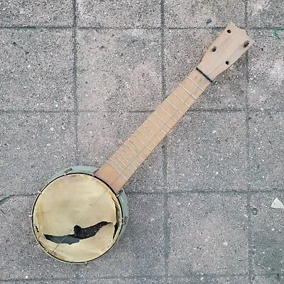 Antique Ukulele Banjo 4 String Musical Vintage Instrument As Is Gretsch • $75