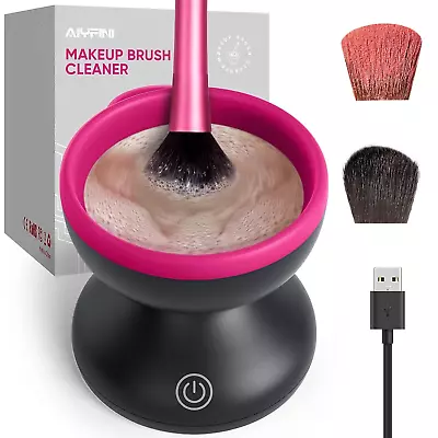 Electric Makeup Brush Cleaner Machine -  Portable Automatic USB Cosmetic Brushes • $28.49