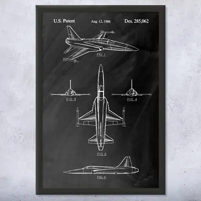 Framed F-20 Tigershark Wall Art Print Air Force Art Jet Pilot Gift Aviation Gift • $99.95