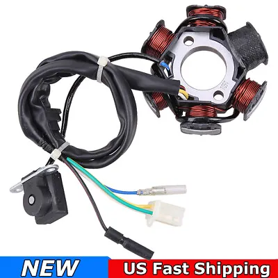 GY6 150cc 6 Pole 6 Coil Magneto Stator For Scooter Charging System ATVS Go Kart • $16.95