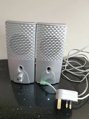 Multi Media Speaker System Pc Used But In Good Working Condition. FREE POSTAGE!  • £12.99