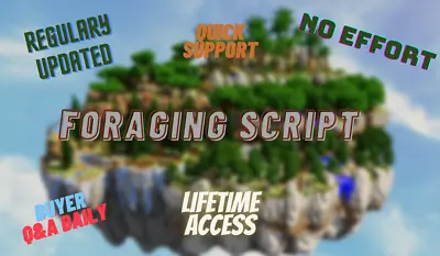 Hypixel Skyblock Foraging Script: 🚀 Boost Your Levels & Coins Easily! 🌟 • $15