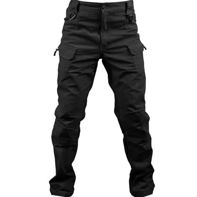 Mens Cargo Pants Belts Tactical Work Waterproof Trousers -30 32 34 36 38 40 • $26.59