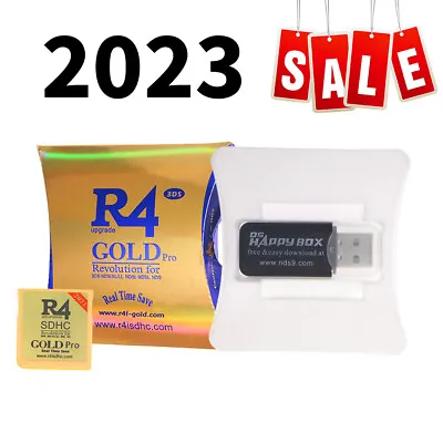 New 2023 Version R4 Gold SDHC For DS/3DS/2DS/ Revolution Cartridge +USB Adapter  • $12.99