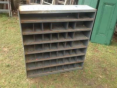 Industrial Metal Parts Bin Steam Punk Cargo Van Tool Box Tool Organizer  • $315