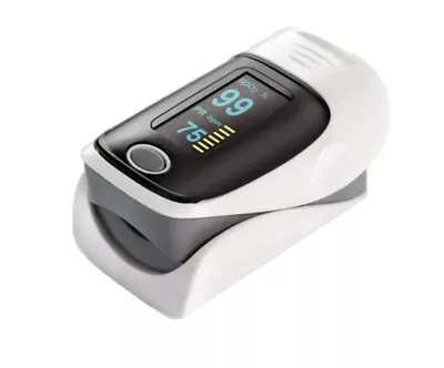 Finger Pulse Oximeter OLED Fingertip Blood Oxygen Monitor Meter Medical Grade • £7.99