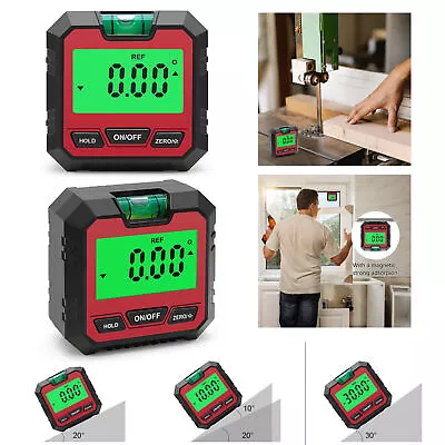 360° LCD Magnetic Digital Inclinometer Protractor Level Box Gauge Angle Finder2c • $12.49