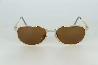 Vintage VUARNET 041 Metal Gold & Silver Sunglasses PX2000 Mineral Lens • $103.20