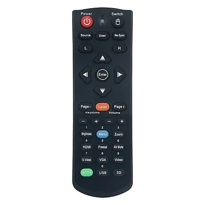 BR-5046L Replace Remote Control Fit For Optoma Projector HD30B EH501 X501 EH300 • $12.98