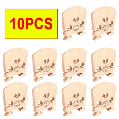 10 Pcs Violin Bridge 4/4 Size Maple Wood Full Size Violin Parts US • $12.48