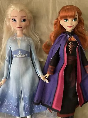 Disney Frozen Elsa & Anna Doll Set 11   W/ Dresses Set Hasbro Fashion Dolls • $20