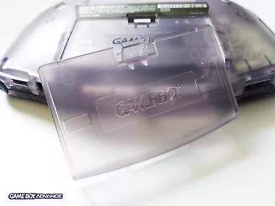 Game Boy Advance GBA Battery Cover - Clear (Atomic) Purple - UK Dispatch • £4.99