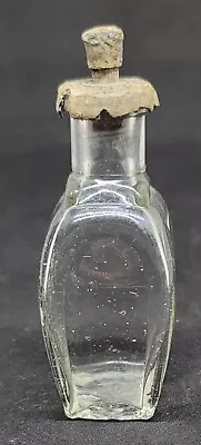 Antique Larkin Buffalo Ny Medicine Bottle With Lid Stopper Embossed Medicine 4  • $12.99