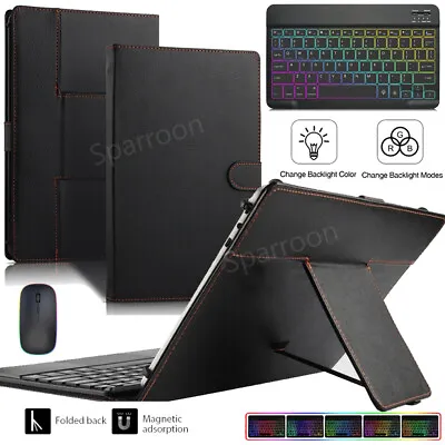 For Samsung Galaxy Tab A8/A9 Plus/S9 FE 9.7-11 Backlit Keyboard Mouse Case Cover • $49.99