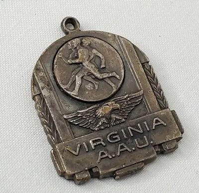 Vintage 1940 Virginia AAU Track & Field Medal VA 2 Mile Championship Eagle  • $29.75