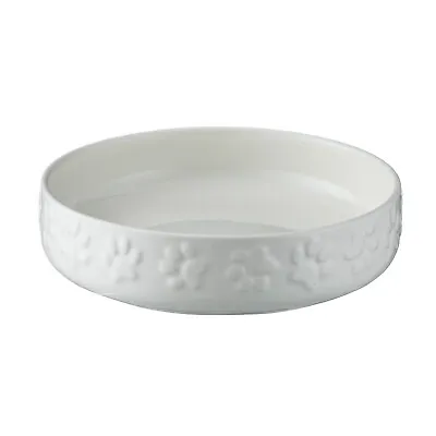 Mason Cash 13cm Cream Stoneware Cat Saucer Food Water Dish Pet Feeding Bowl • £5.95