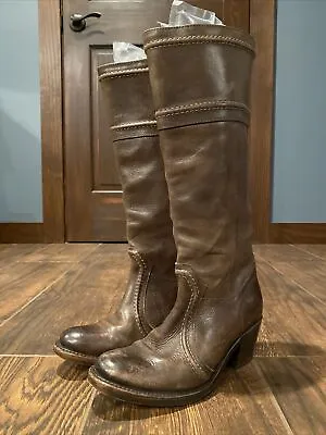 Authentic Frye Jane Campus Knee Boots Brown Size 6 Style #77231 • $55.99