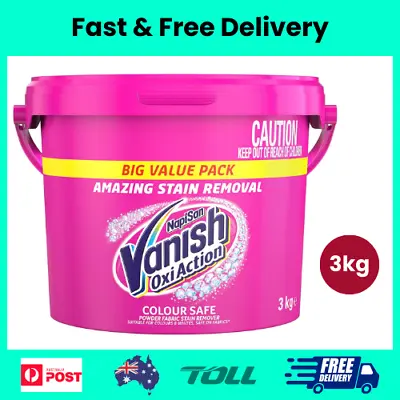 Vanish Napisan Oxi Action Bulk Clothes Laundry Washing Powder Stain Remover 3kg • $23.86
