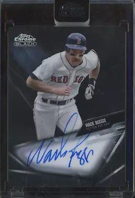 2021 Topps Chrome Black Wade Boggs Auto Autograph • $6.50