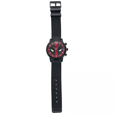 Marvel Comics Deadpool Logo Watch With Silicone Band Black • $32.25