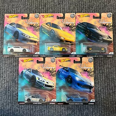 Hotwheels Street Tuner Set  Nissan S15 Honda S2000 Mazda Rx7 Subaru  • $100