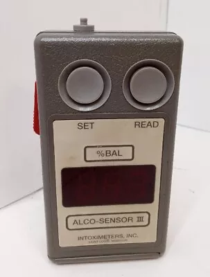 PBT Police Alco-Sensor III Intoximeter Breathalyzer PBT- TESTED & WORKS  • $29.99