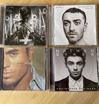 Justin BieberSam SmithEnrique & Nathan Sykes CD’s • £1.50