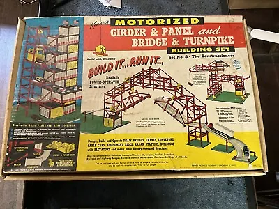 1960’s Kenner Motorized Girder & Panel And Bridge & Turnpike Building Set No. 8 • $199