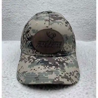 Otto Camo Baseball Hat Mens Mule Deer Foundation Patch Hook Loop BDU Digital Dad • $13.47