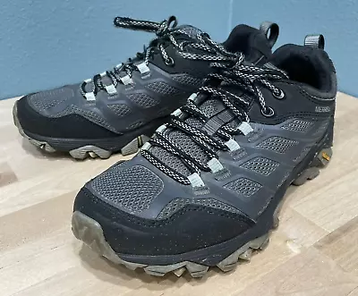 Women's Merrell Moab Vibram Lace Hiking Shoes Size US 8.5 Graphite • $20.97