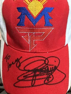 MANNY PACQUIAO AUTOGRAPHED SIGNED HAT TEAM PACQUIO NO COA Included • $70