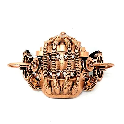 Steampunk Style Half Bottom Face Mask Halloween Costume Cosplay Party • $19.95