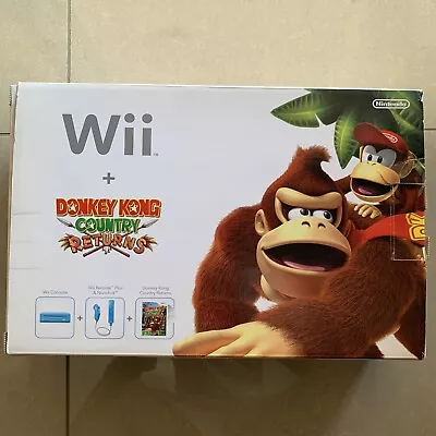 $270 • Buy Blue Donkey Kong Country Nintendo Wii Console Boxed