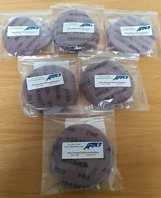 £5.37 • Buy Mirka Abranet 150mm Sanding Discs. 5 Or 10 Packs P80 - P1000 Grit