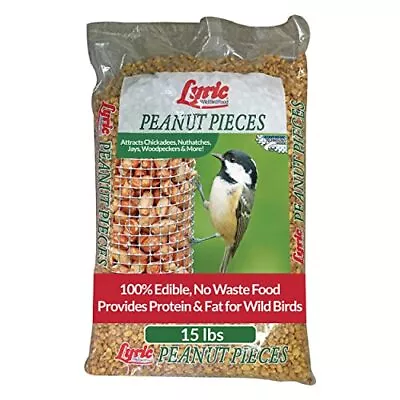 Peanut Pieces Wild Bird Seed - No Waste Bird Food - Attracts Titmice Woodpec... • $54.71