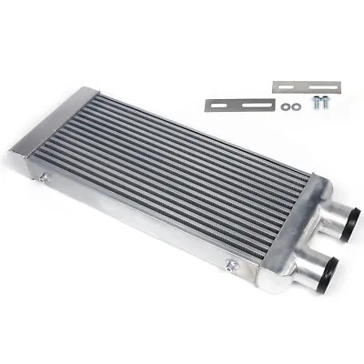 Fin Intercooler Same One Side Aluminum Universal Intercooler 3  Inlet/ Outlet • $118.75