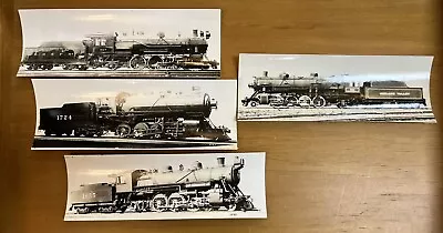 Antique Train Engine Railroad Photos Lot Of 4 All Curved Midland Valley • $59.99