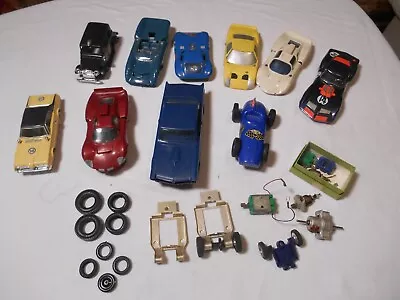 Vintage Ideal And Strombecker Slot Cars & Parts Lot • $59.99