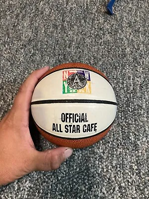 New York All Star Cafe Mini Basketball!  White Label Ball!  • $6.40