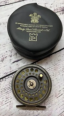 Hardy The Golden Prince Trout Fishing Fly Reel 7/8 In Case HRH PRINCE WALES • $123.09