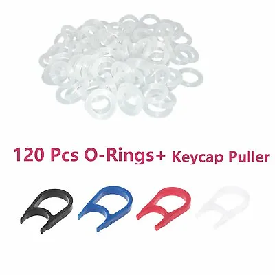 Keycap Rubber O-Ring Keyboard O Rings Switch Dampeners Cherry MX Key Stem 120 Pc • $6.59