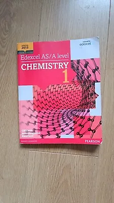 Edexcel AS/A Level Chemistry Student Book 1 + ActiveBook By Cliff Curtis • £7